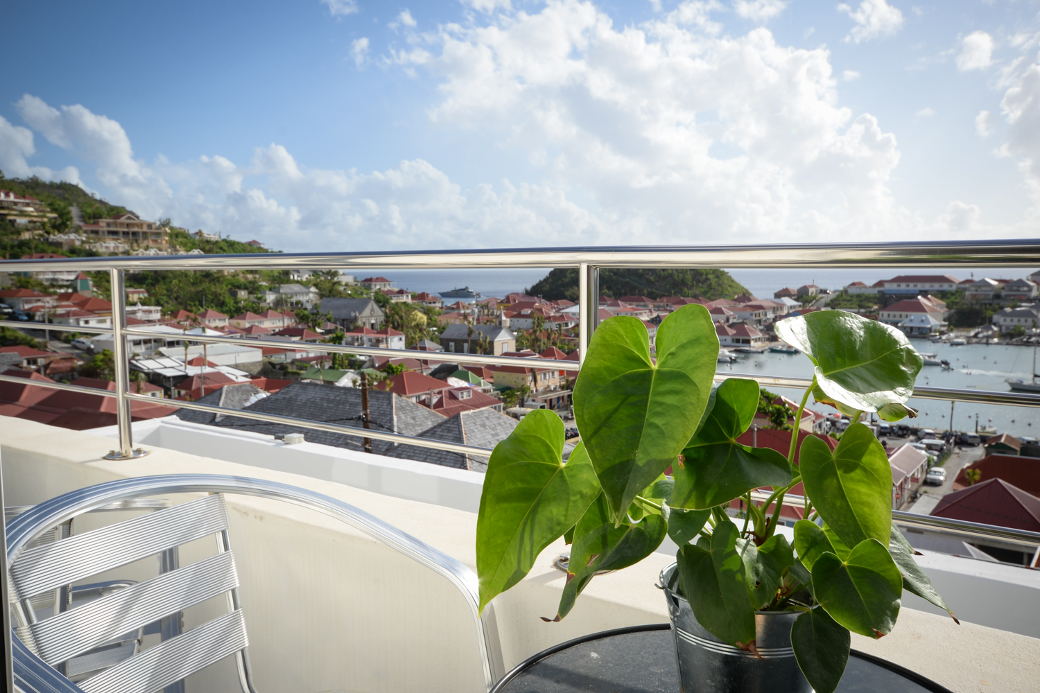 terrace and bay view